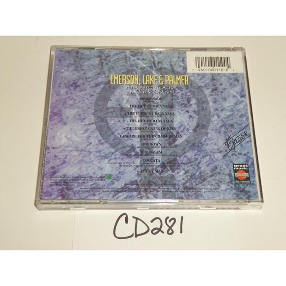 Emerson Lake & Palmer Classic Rock Featuring Lucky Man CD -0118CD281 - Picture 2 of 2